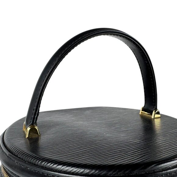 Auth LOUIS VUITTON Epi Cannes Handbag Black Epi Leather - Picture 10 of 13
